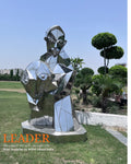 Leader Steel Sculpture by Vikash Kalra | Contemporary Stainless Steel Art