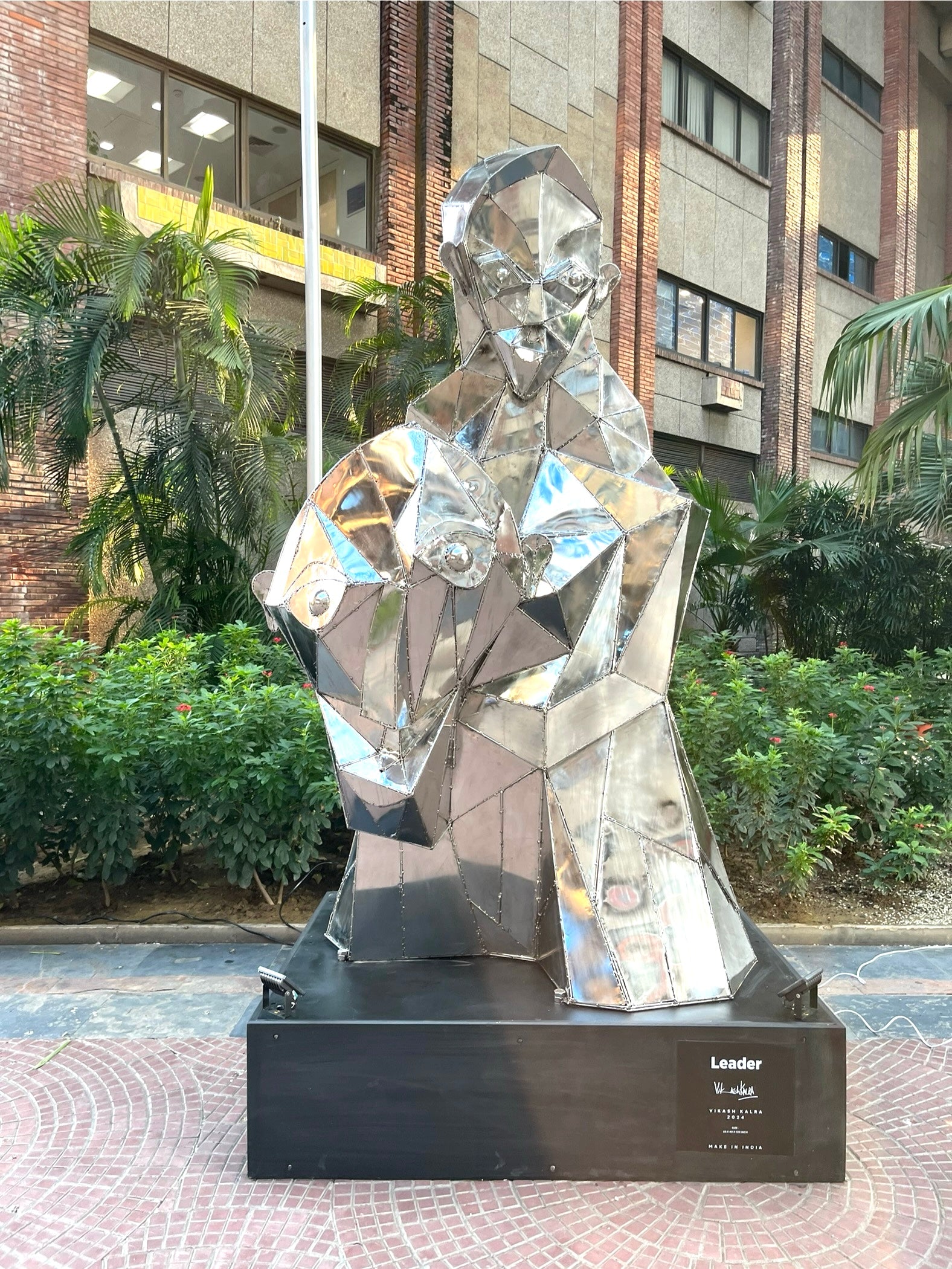 Leader Steel Sculpture by Vikash Kalra | Contemporary Stainless Steel Art