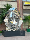 Maa Steel Sculpture by Vikash Kalra | Contemporary Stainless Steel Art
