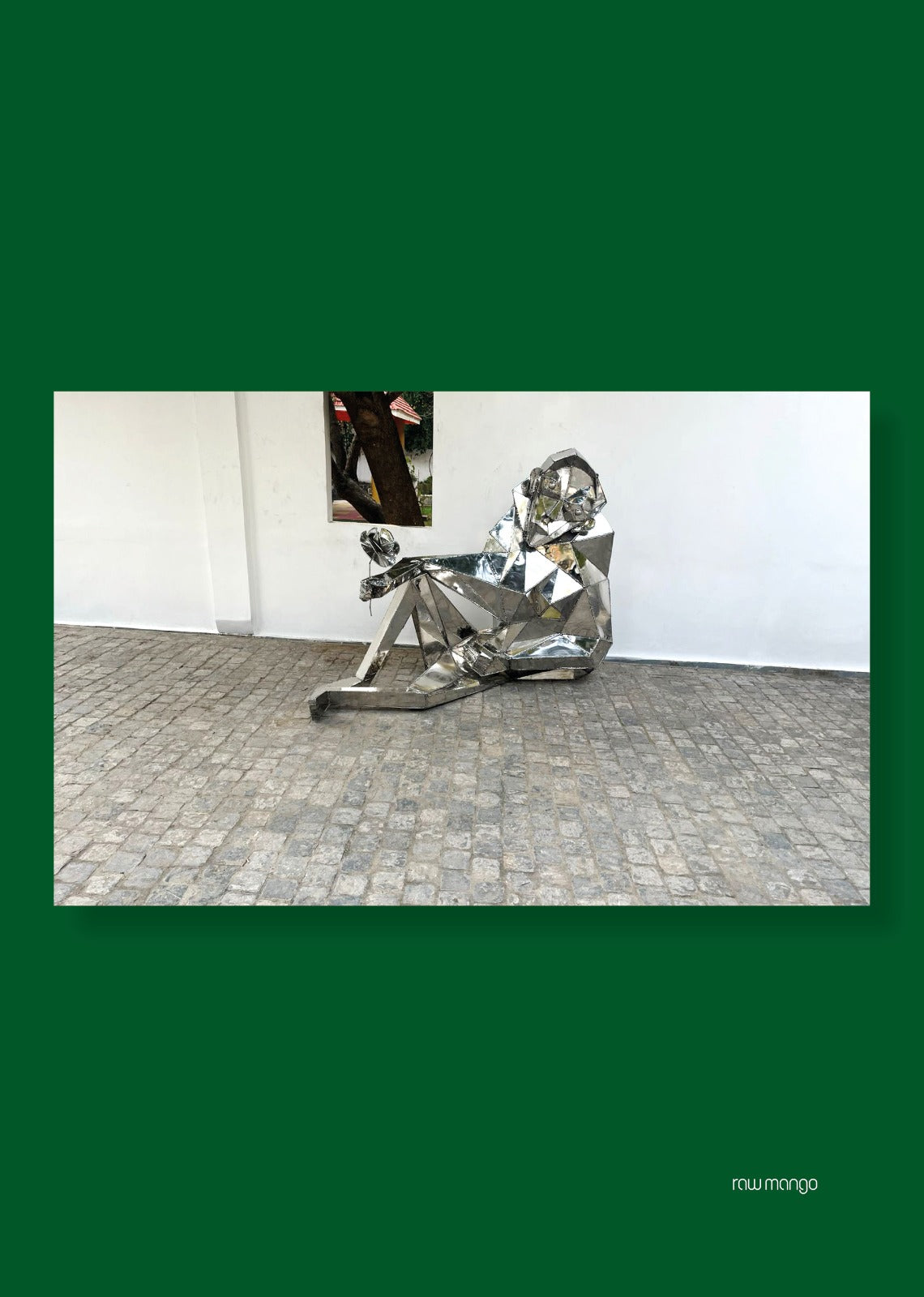 Lady with a Flower – A Contemporary Sculpture Celebrating Grace & Beauty by Artist Vikash Kalra