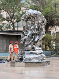 Lord Ganesha Steel Sculpture by Artist Vikash Kalra