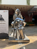 Confidence Steel Sculpture by Vikash Kalra | Contemporary Stainless Steel Art