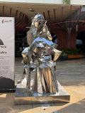 Confidence Steel Sculpture by Vikash Kalra | Contemporary Stainless Steel Art
