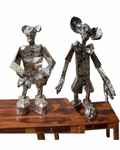 Bad Teddy Steel Sculpture by Artist Vikash Kalra