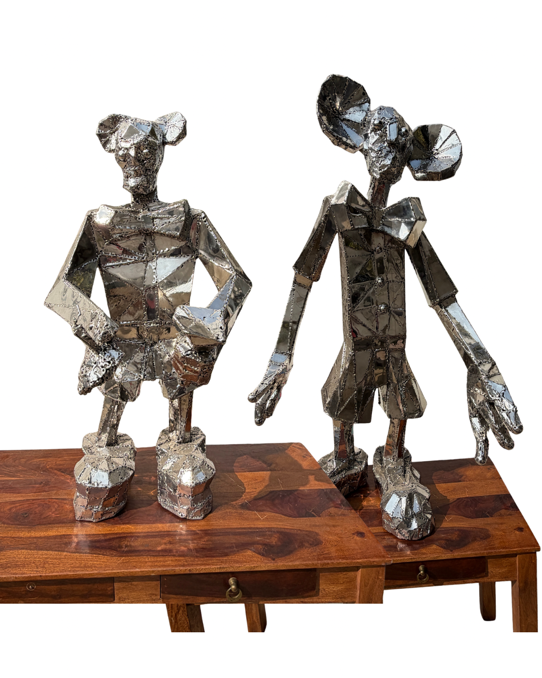 Bad Teddy Steel Sculpture by Artist Vikash Kalra