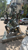 Ambition Steel Sculpture by Vikash Kalra | Contemporary Stainless Steel Art