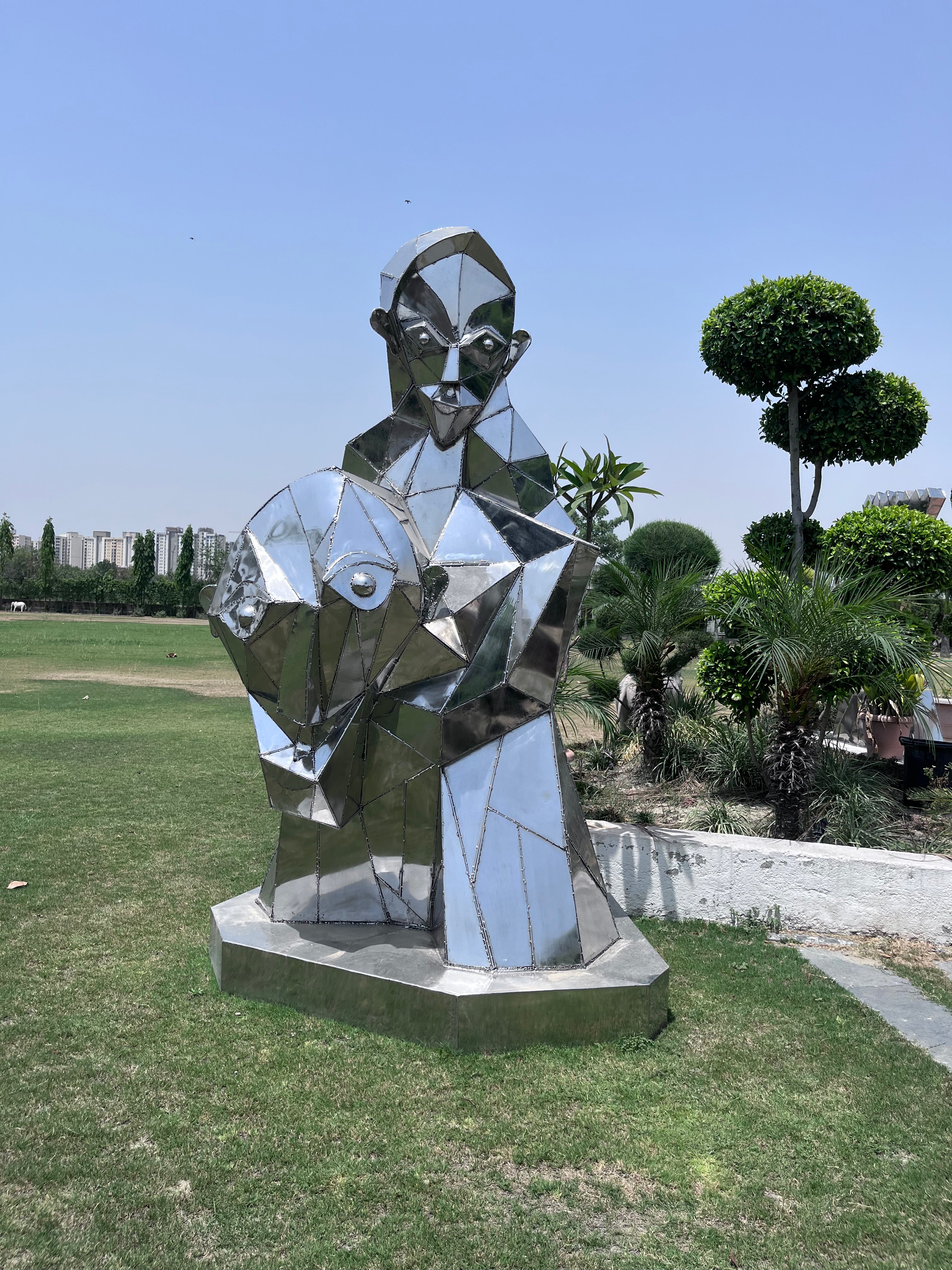 Leader Steel Sculpture by Vikash Kalra | Contemporary Stainless Steel Art