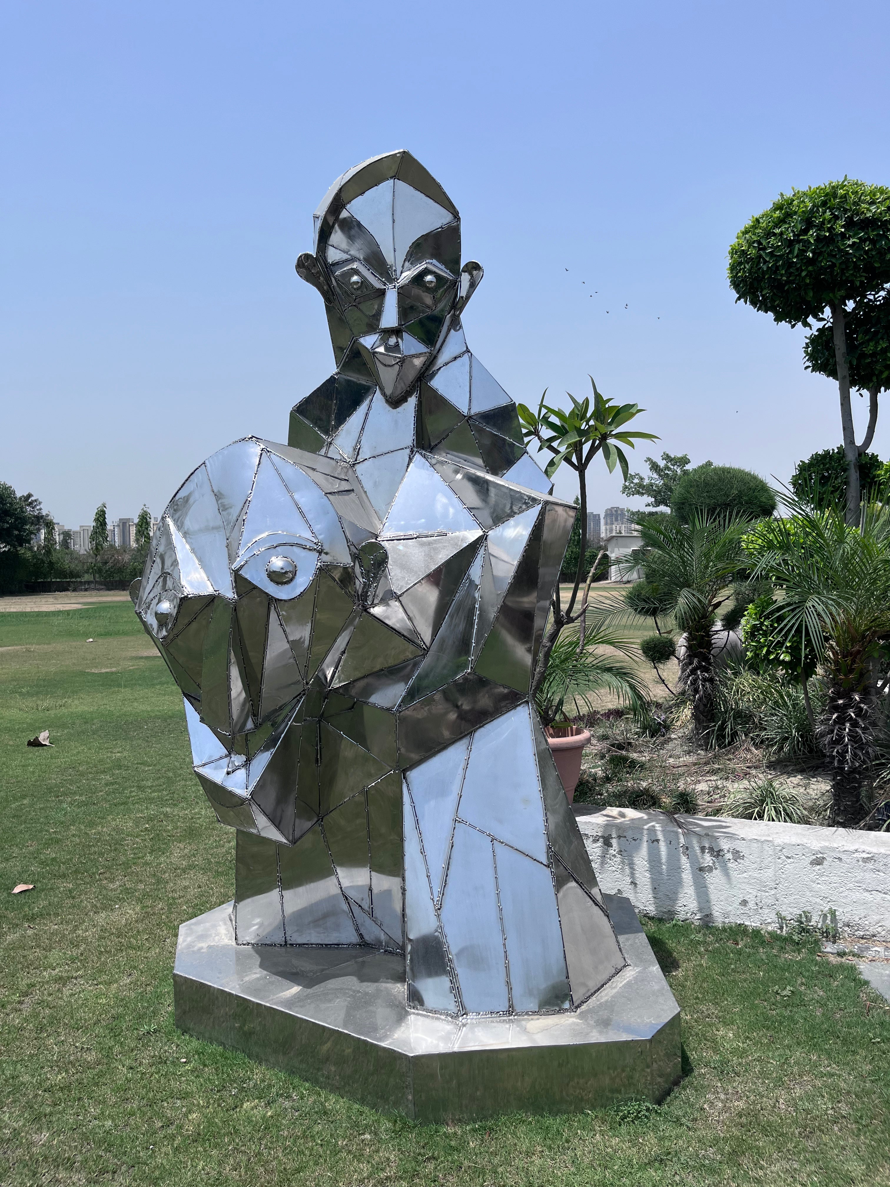 Leader Steel Sculpture by Vikash Kalra | Contemporary Stainless Steel Art