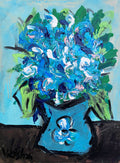 Colorful Floral Vase Painting