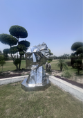 Obverse Steel Sculpture by Vikash Kalra | Contemporary Stainless Steel Art