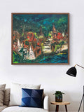 Mystic Village Painting