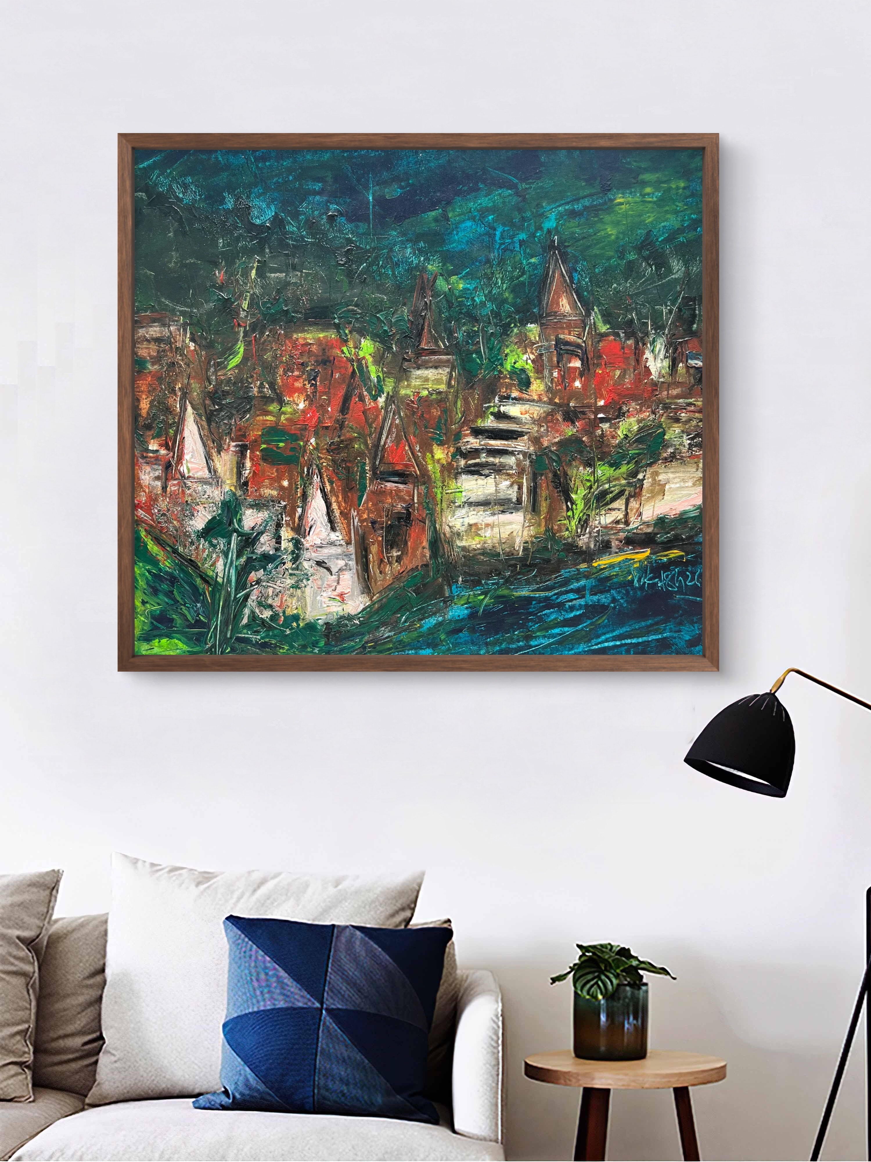 Mystic Village Painting