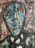 Modern Abstract Face Painting