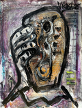 Modern Abstract Face Painting