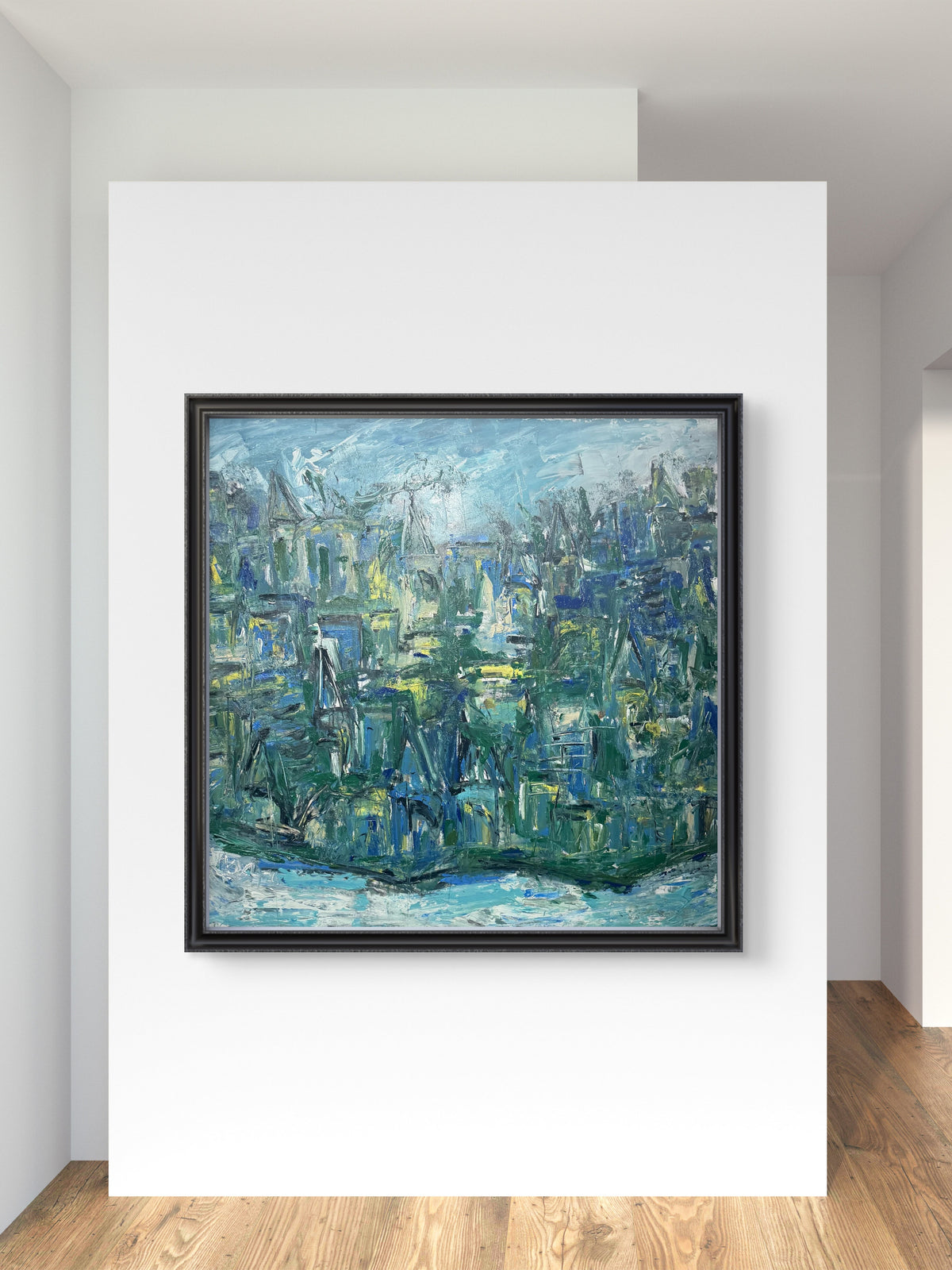 Colorful Village Landscape