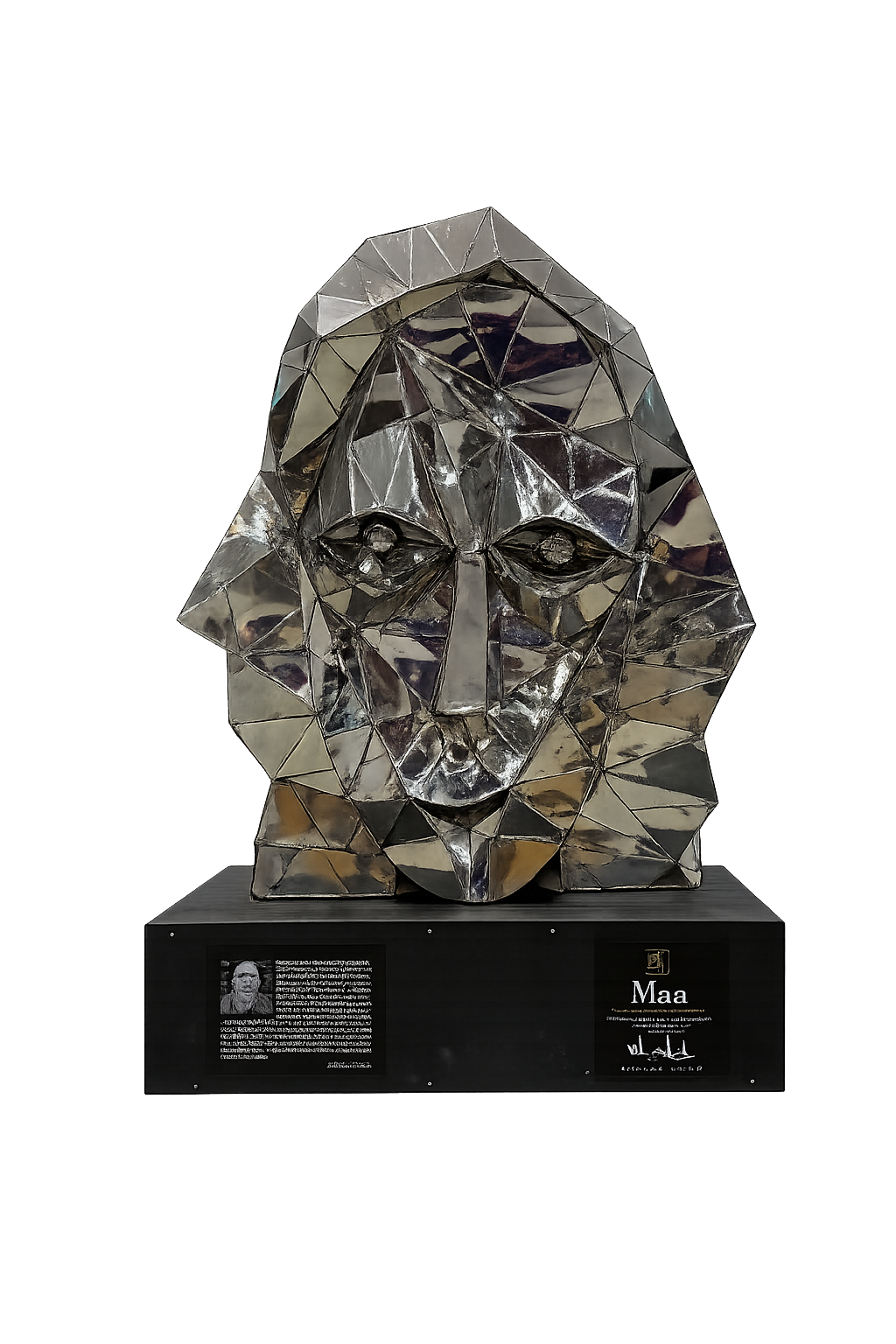 Maa Contemporary Stainless Steel Sculpture