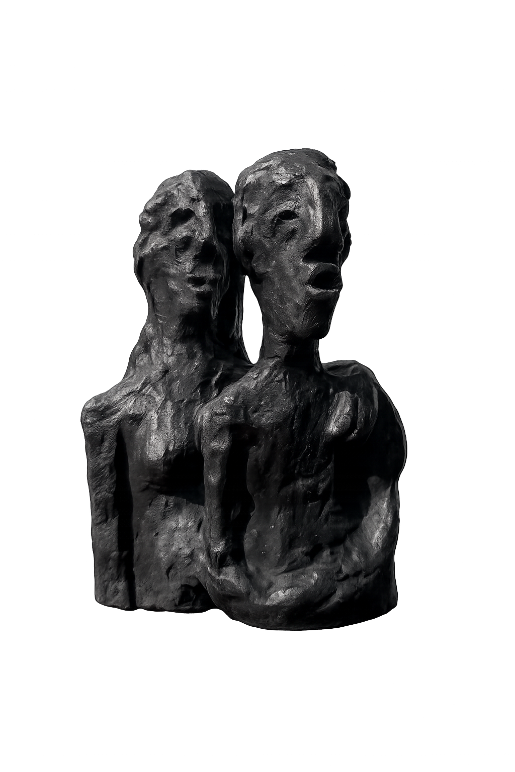 Abstract Couple Sculpture