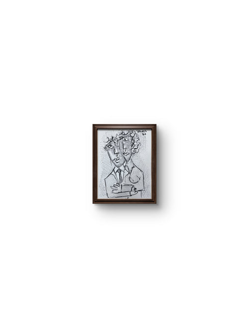 Abstract Couple Portrait