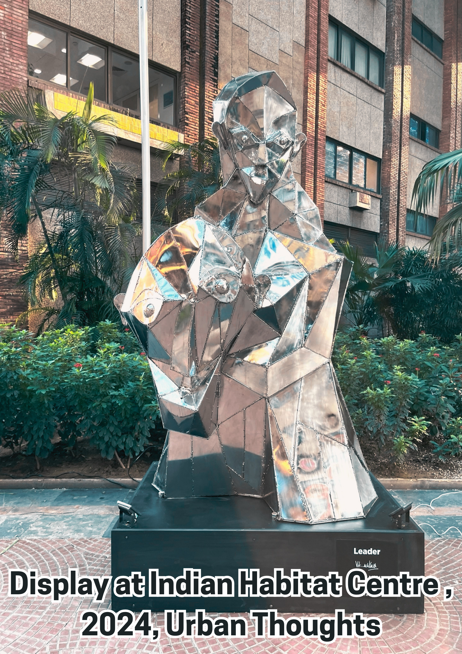 Leader Steel Sculpture by Vikash Kalra | Contemporary Stainless Steel Art