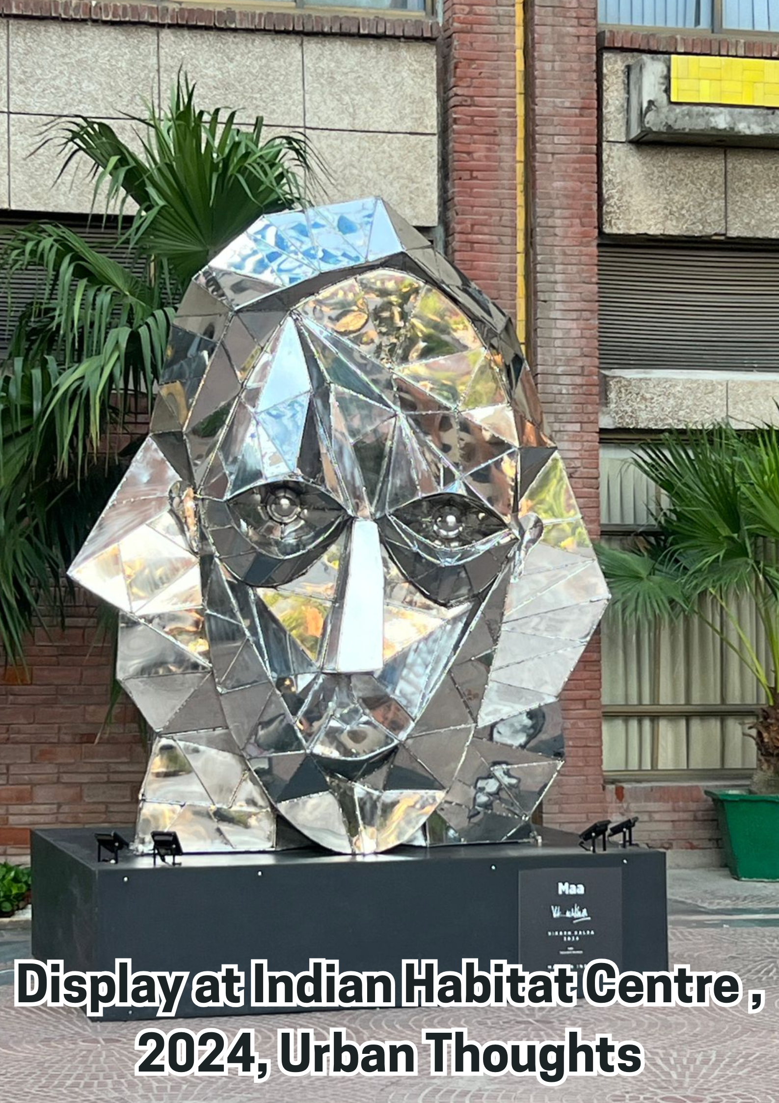 Maa Steel Sculpture by Vikash Kalra | Contemporary Stainless Steel Art