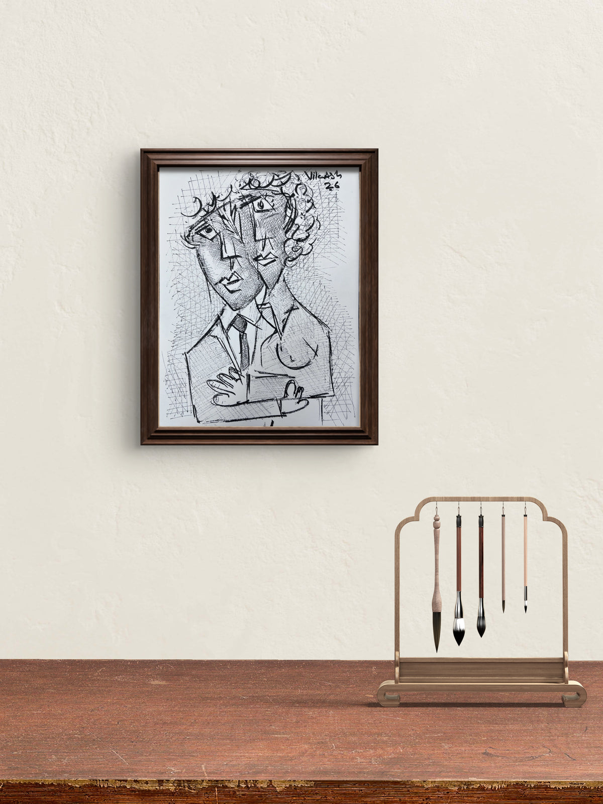 Abstract Couple Portrait
