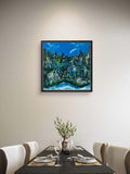 Blue Abstract Painting