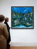 Blue Abstract Painting