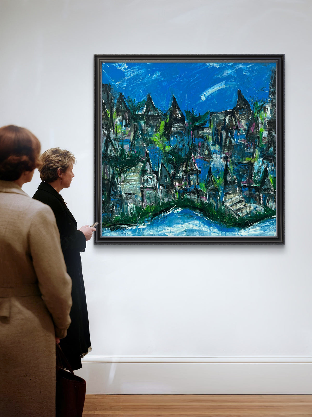 Blue Abstract Painting