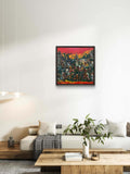 Expressionist  Landscape Painting by Artist Vikash Kalra