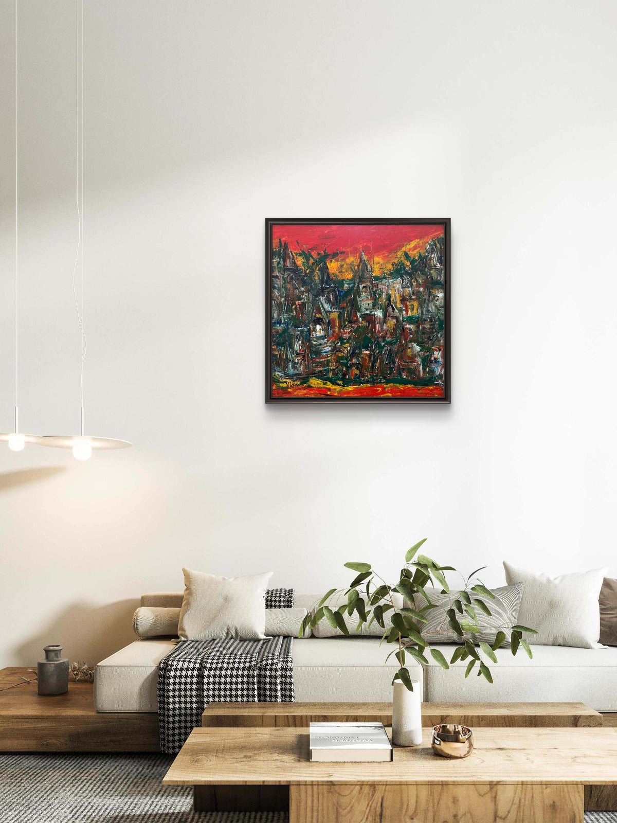 Expressionist  Landscape Painting by Artist Vikash Kalra