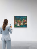 Mystic Village Painting