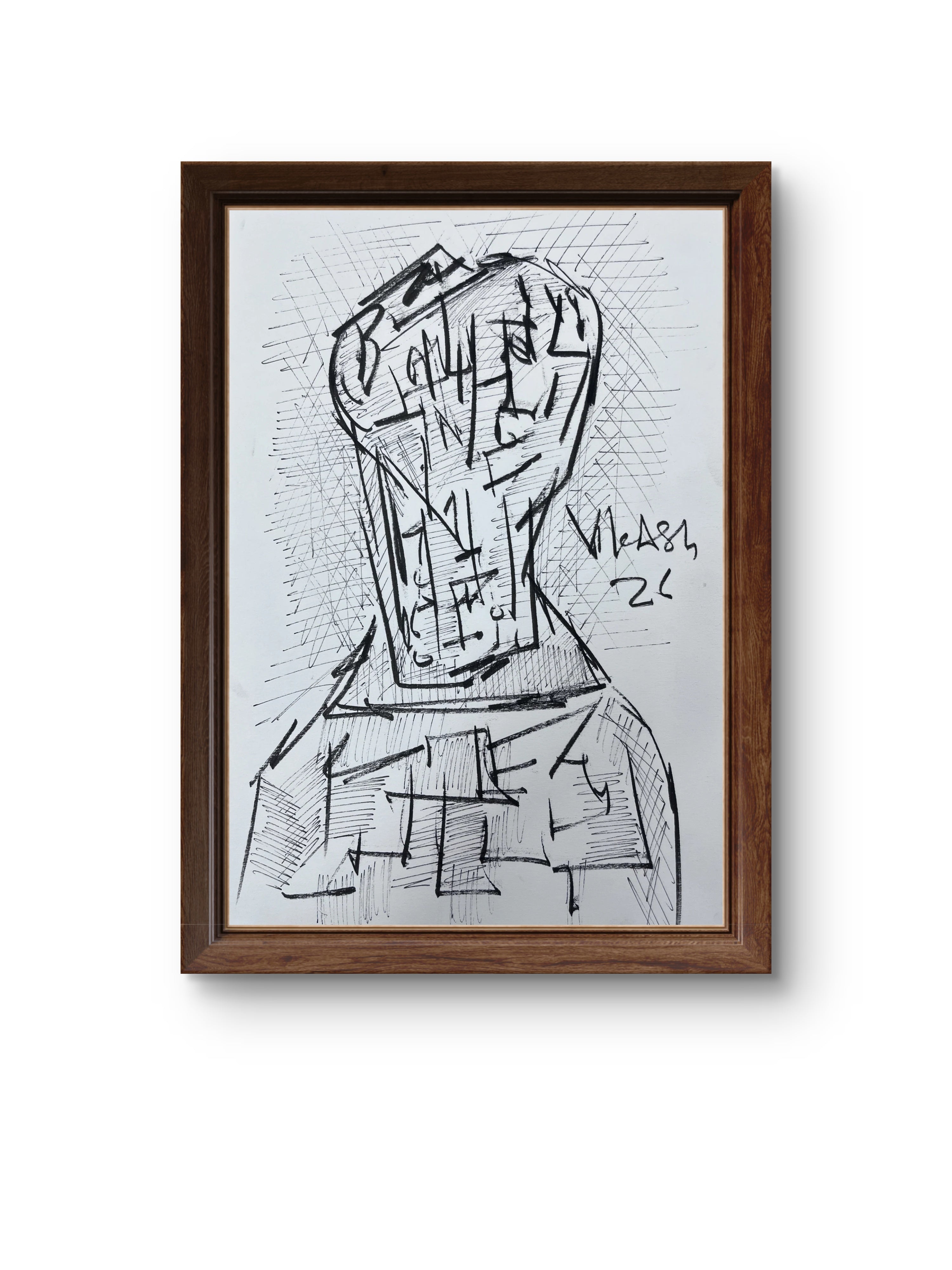 Modern Abstract Character Study