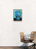 Modern Abstract Floral Arrangement Canvas Print