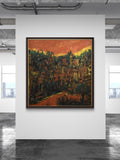 Expressionist Landscape Painting by Vikash Kalra