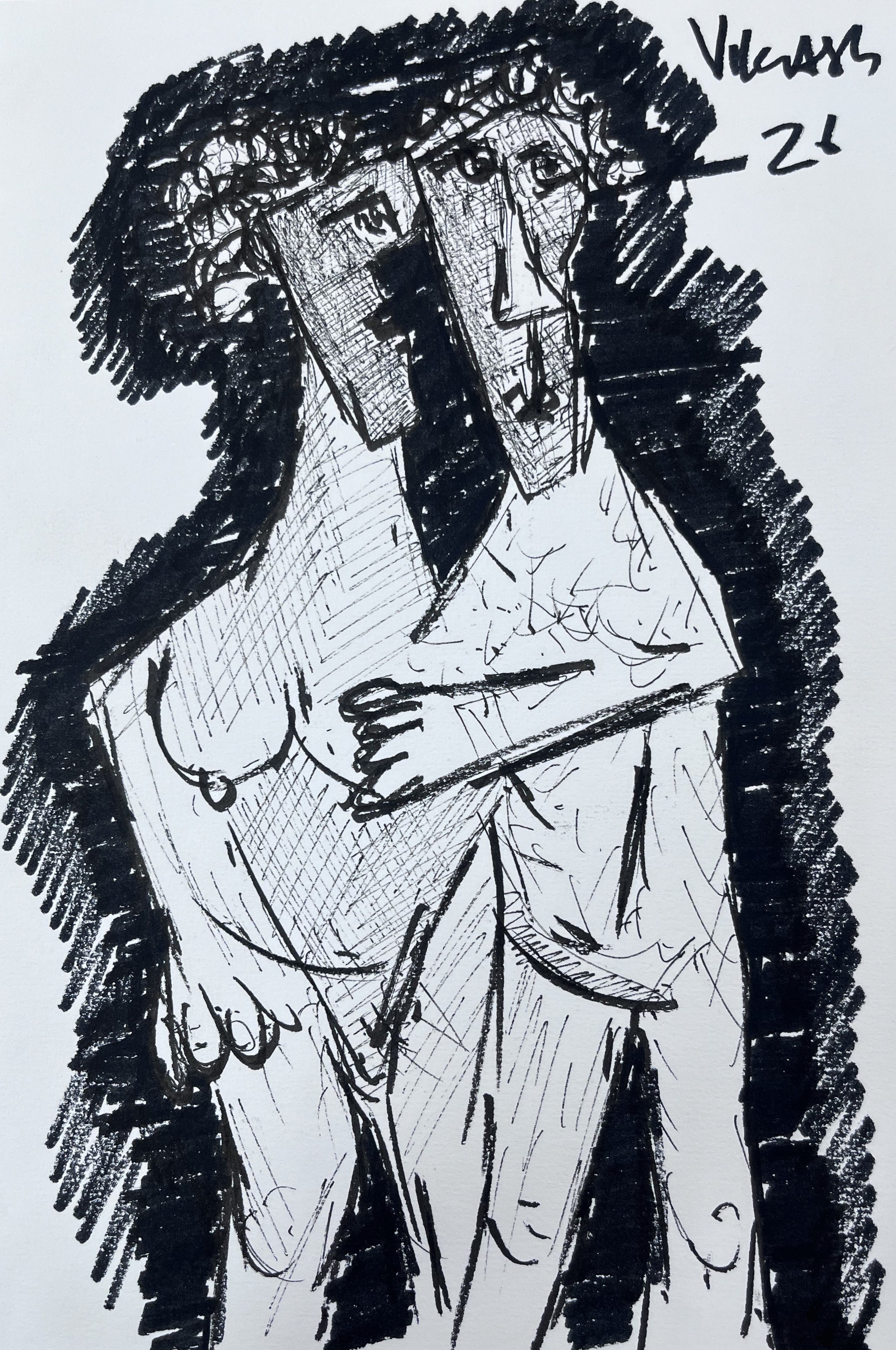 Monochrome Figure Study