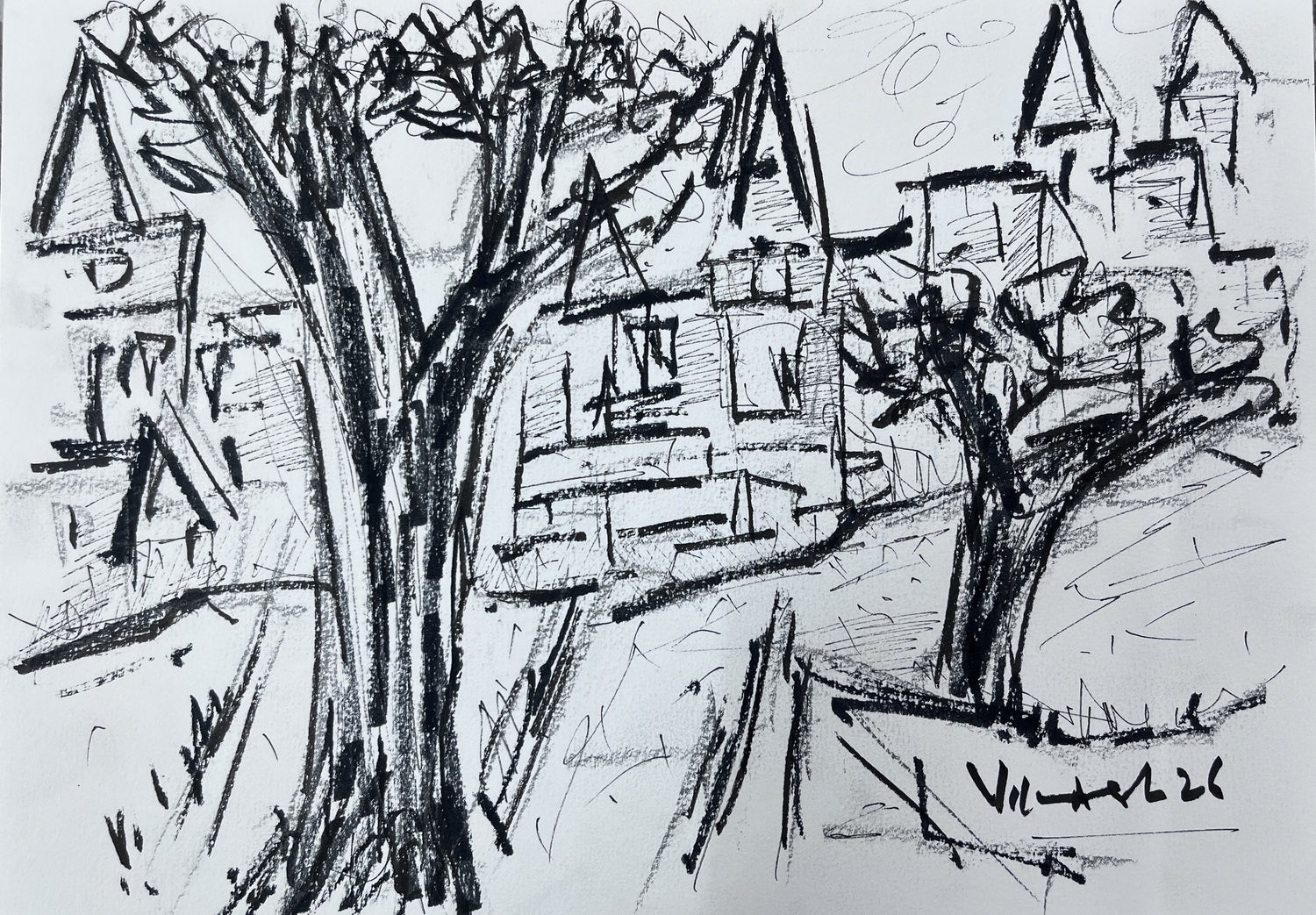 Urban Abstract Sketch