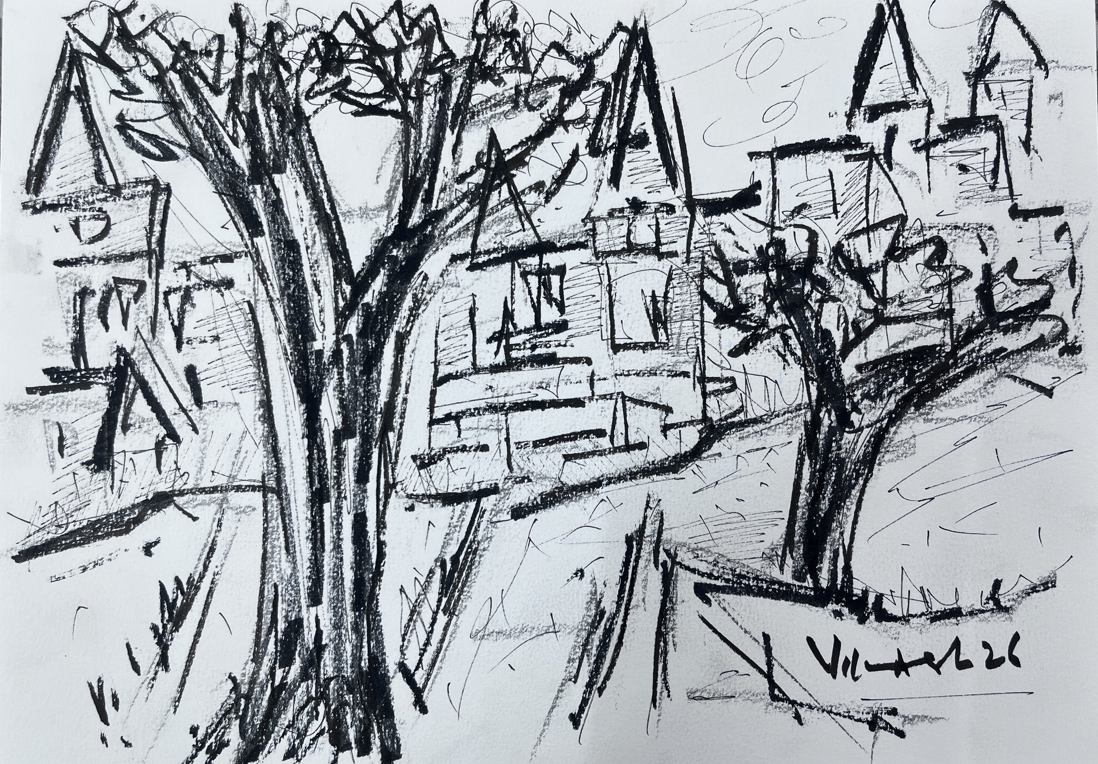Urban Abstract Sketch