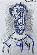 Blue Expression Portrait