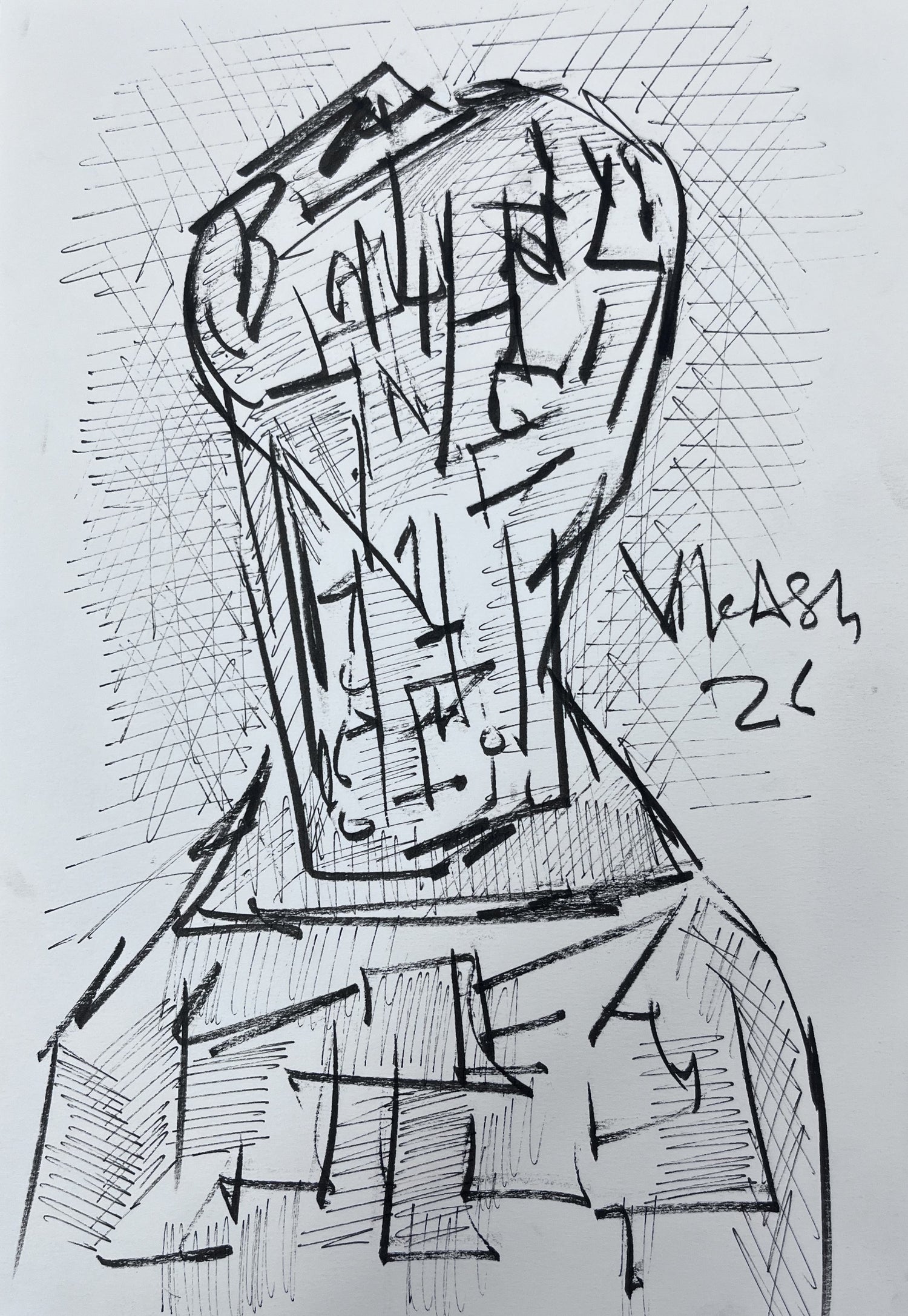 Modern Abstract Character Study