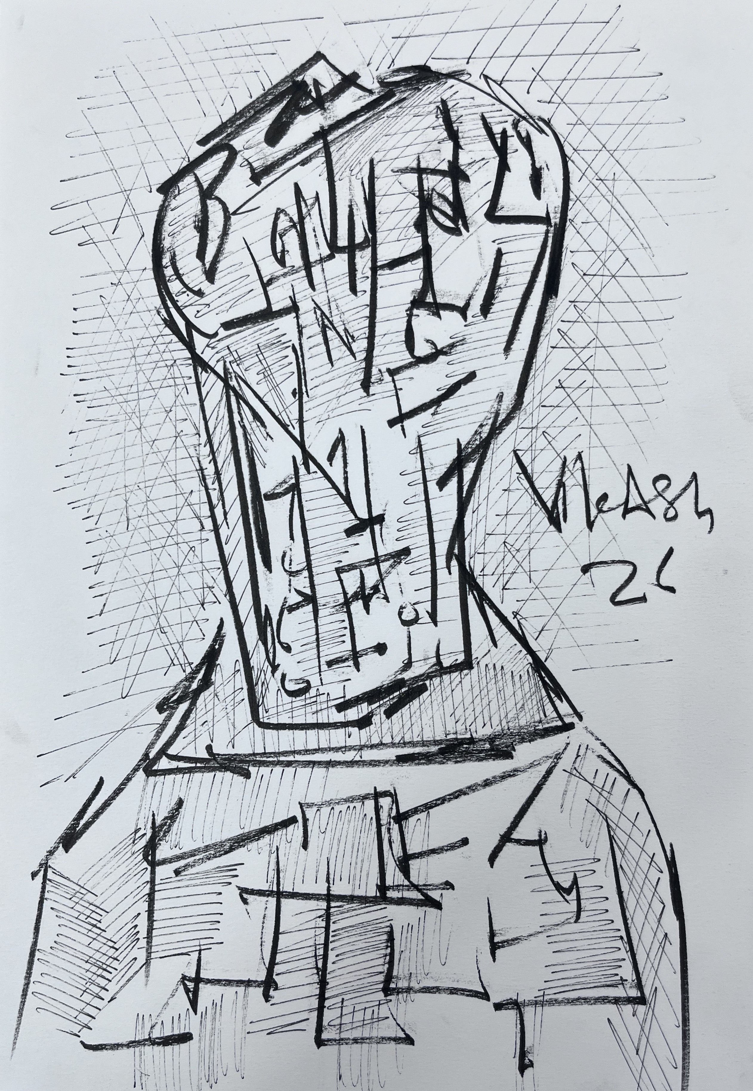 Modern Abstract Character Study