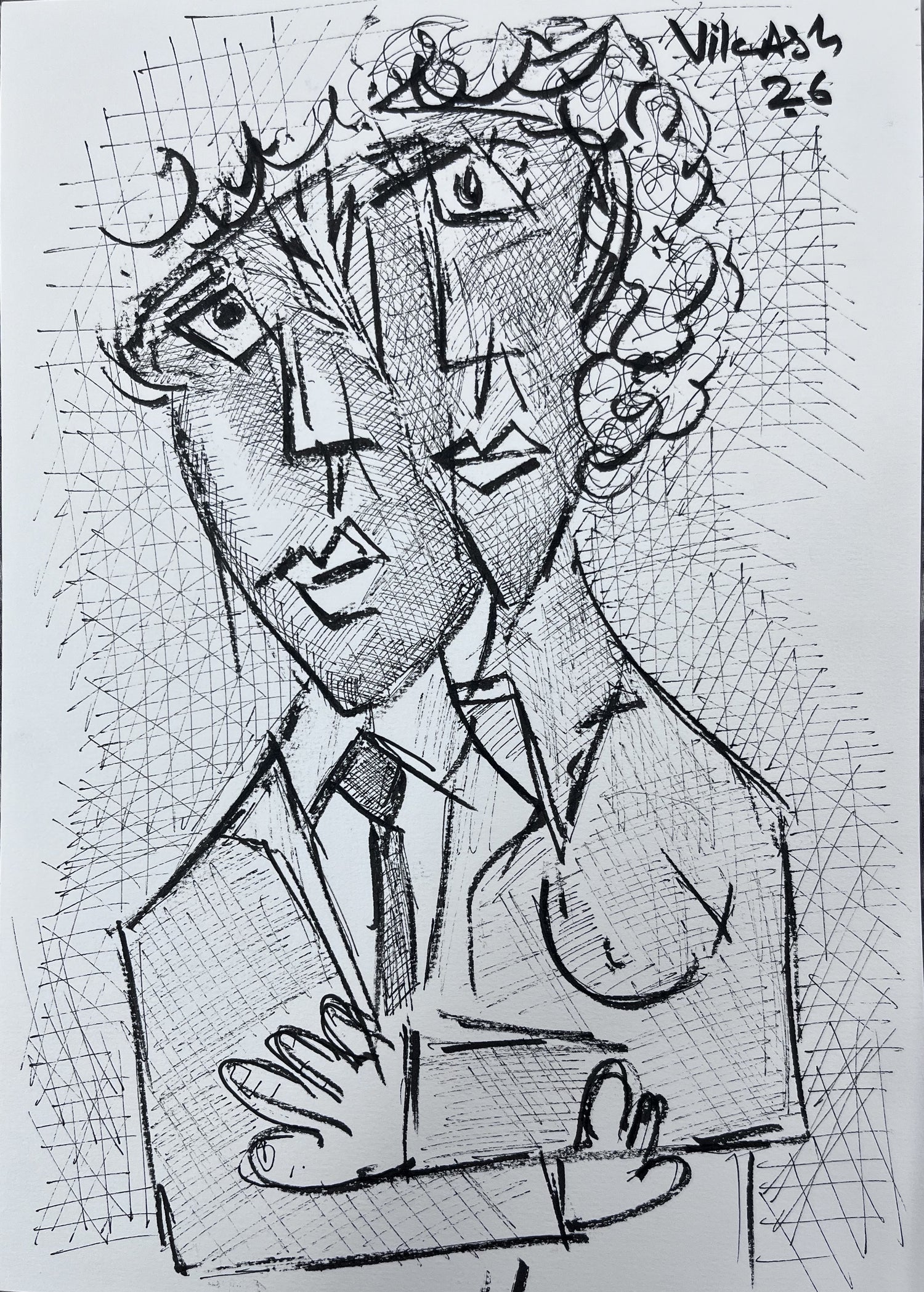 Abstract Couple Portrait