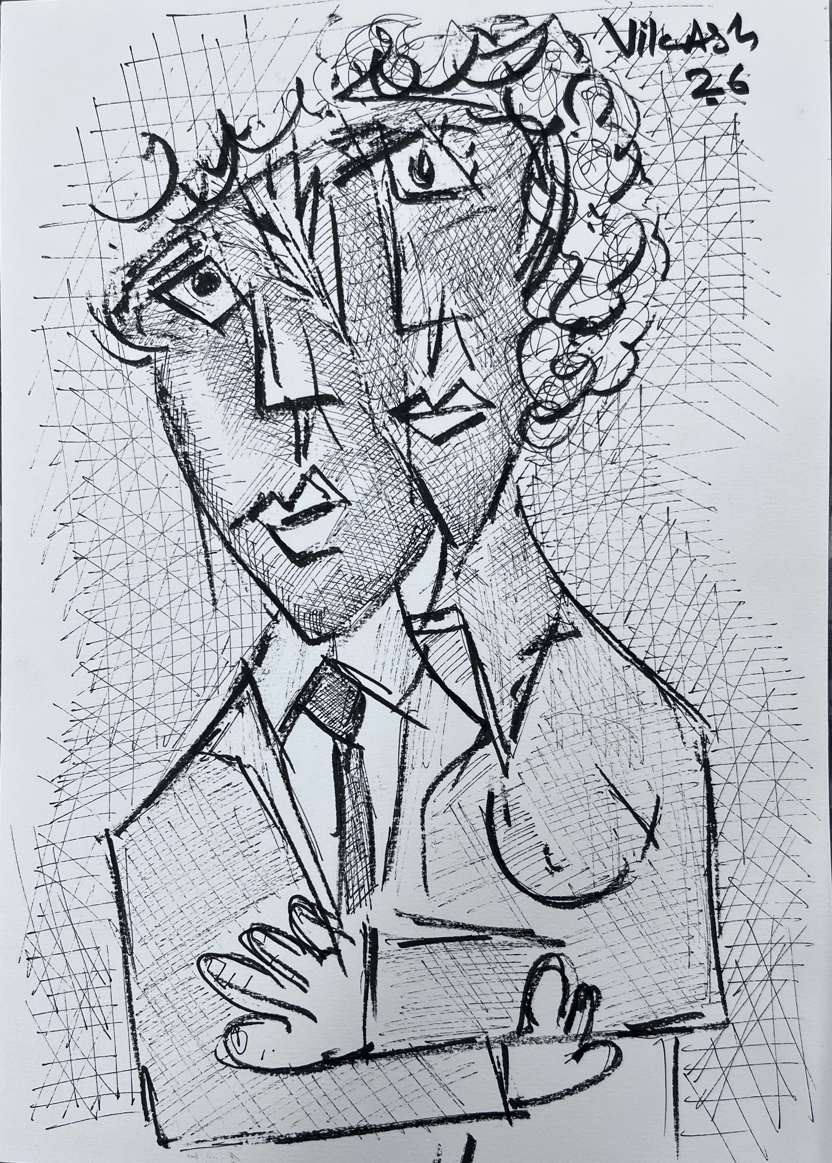 Abstract Couple Portrait