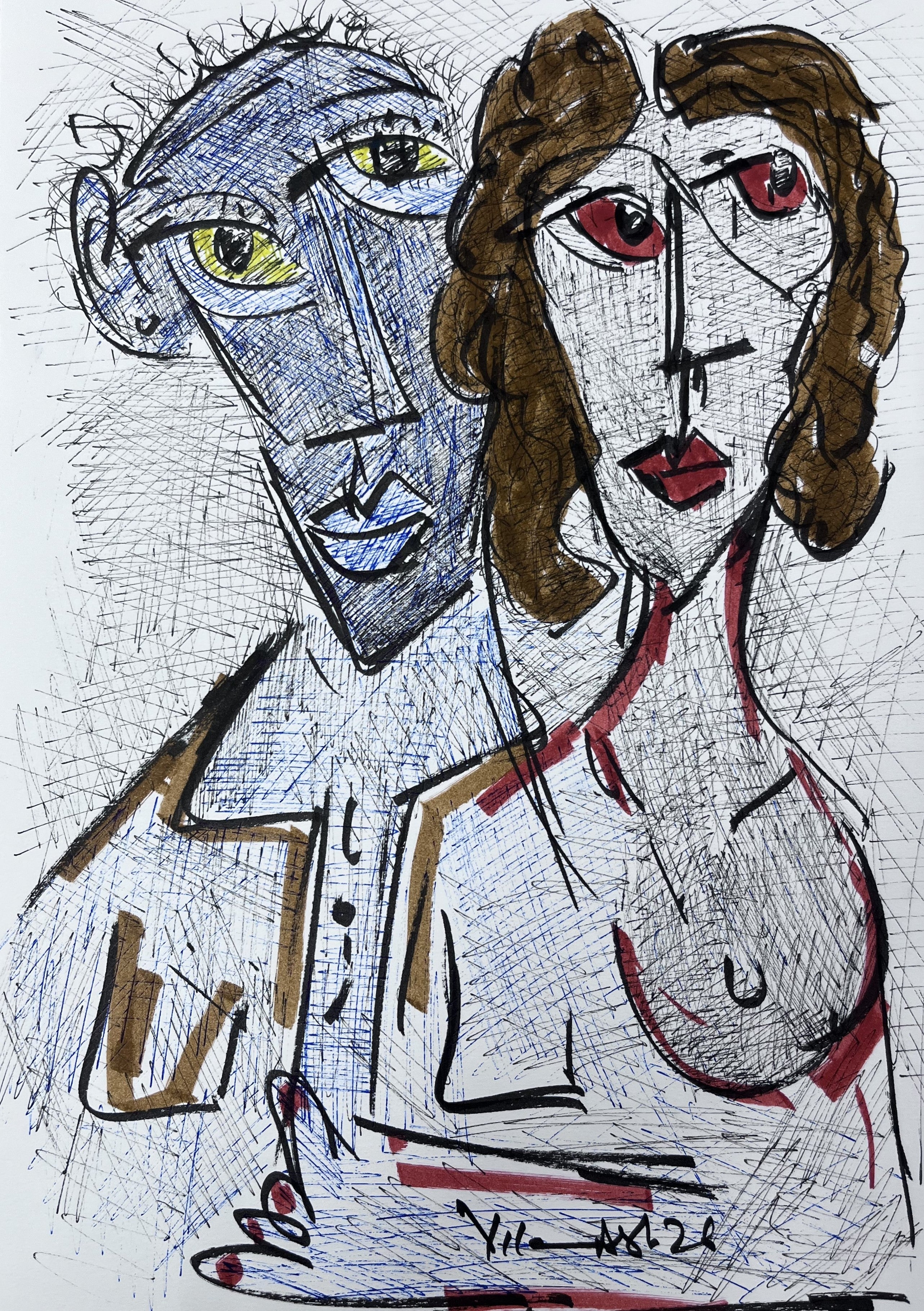 Dual Face Expression