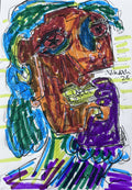 Colorful Abstract Head