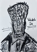 Black & White Expression Portrait