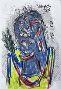 Colorful Contemporary Face
