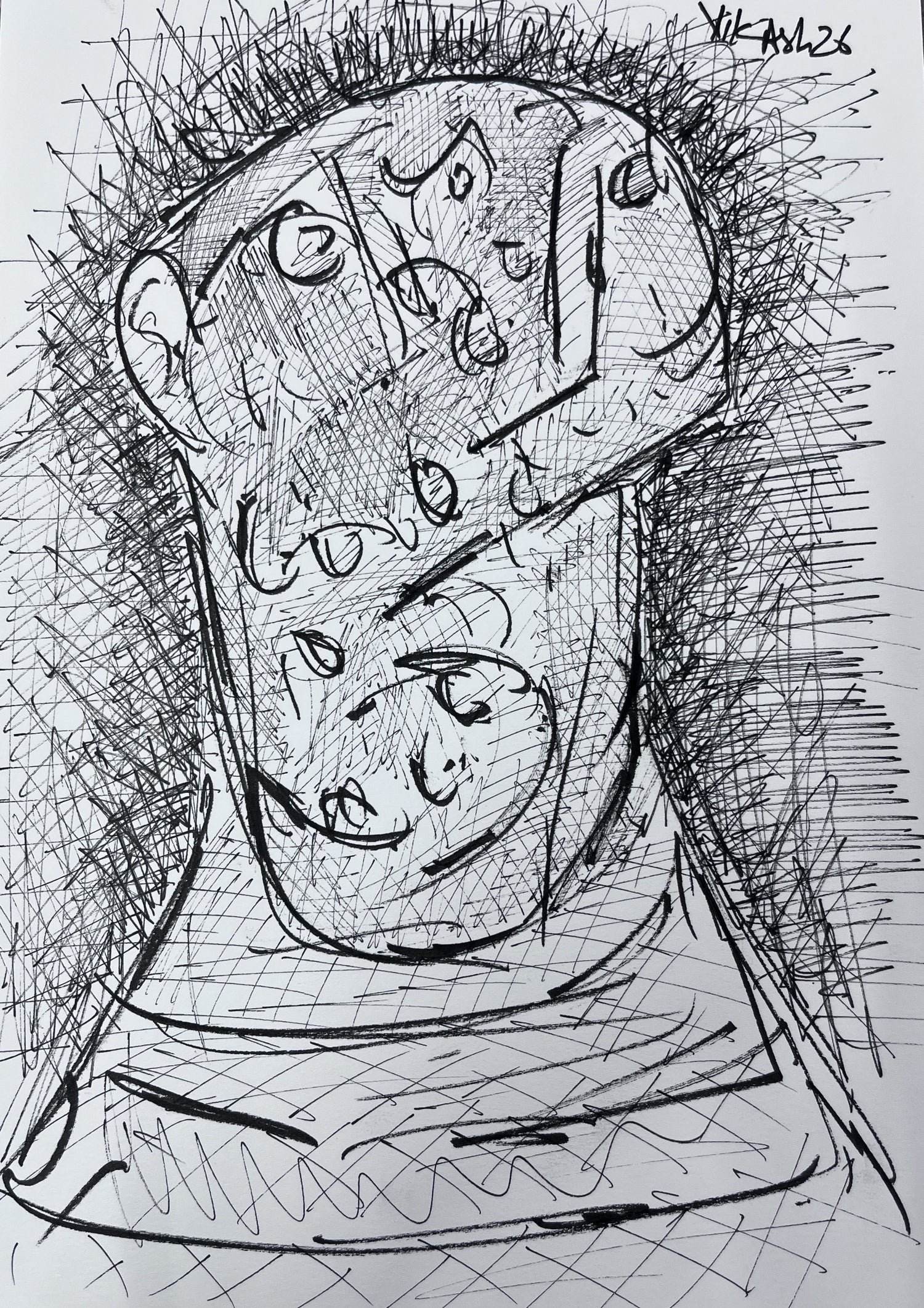 Feminine Portrait Sketch