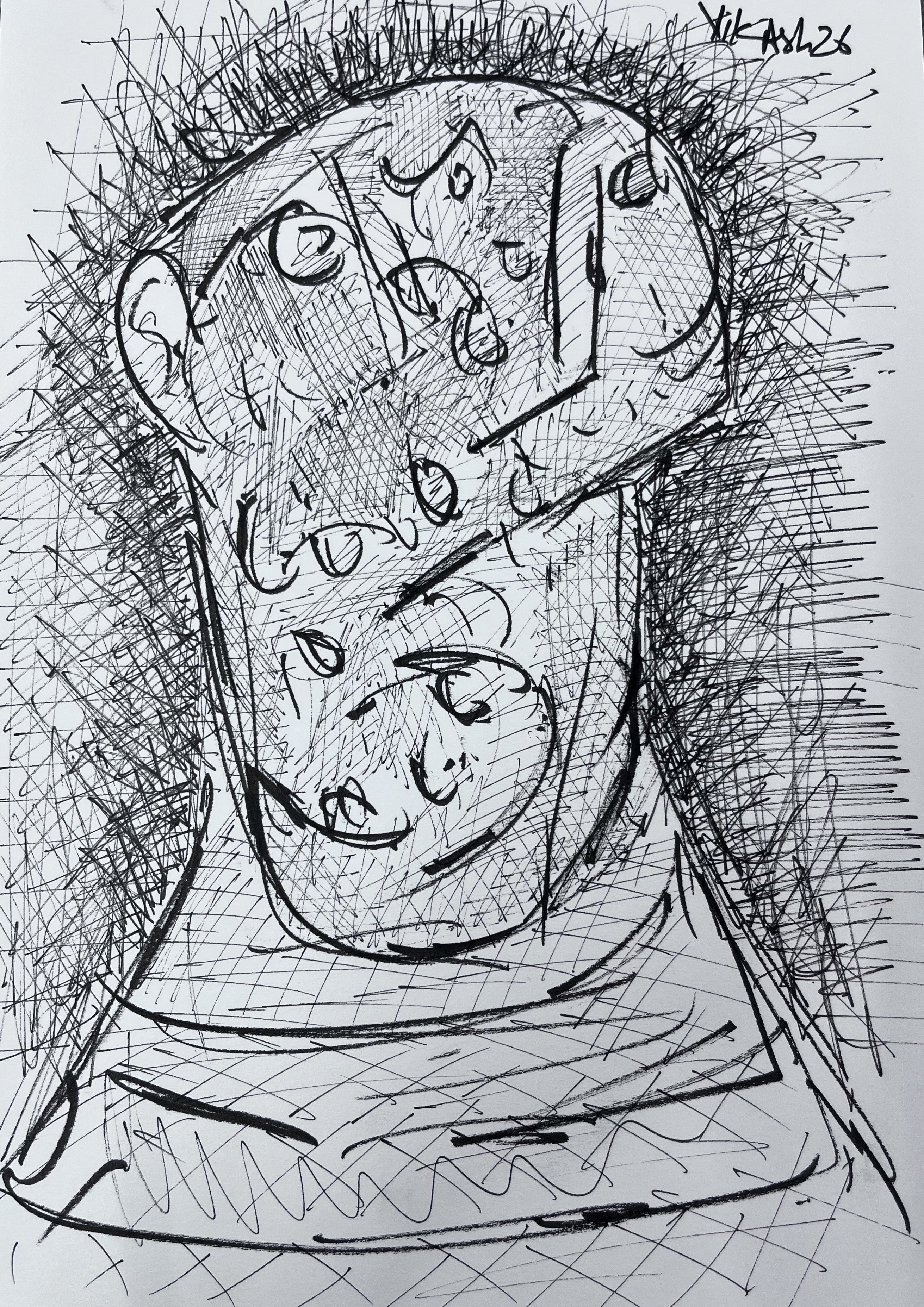 Feminine Portrait Sketch