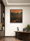 Expressionist Landscape Painting by Vikash Kalra