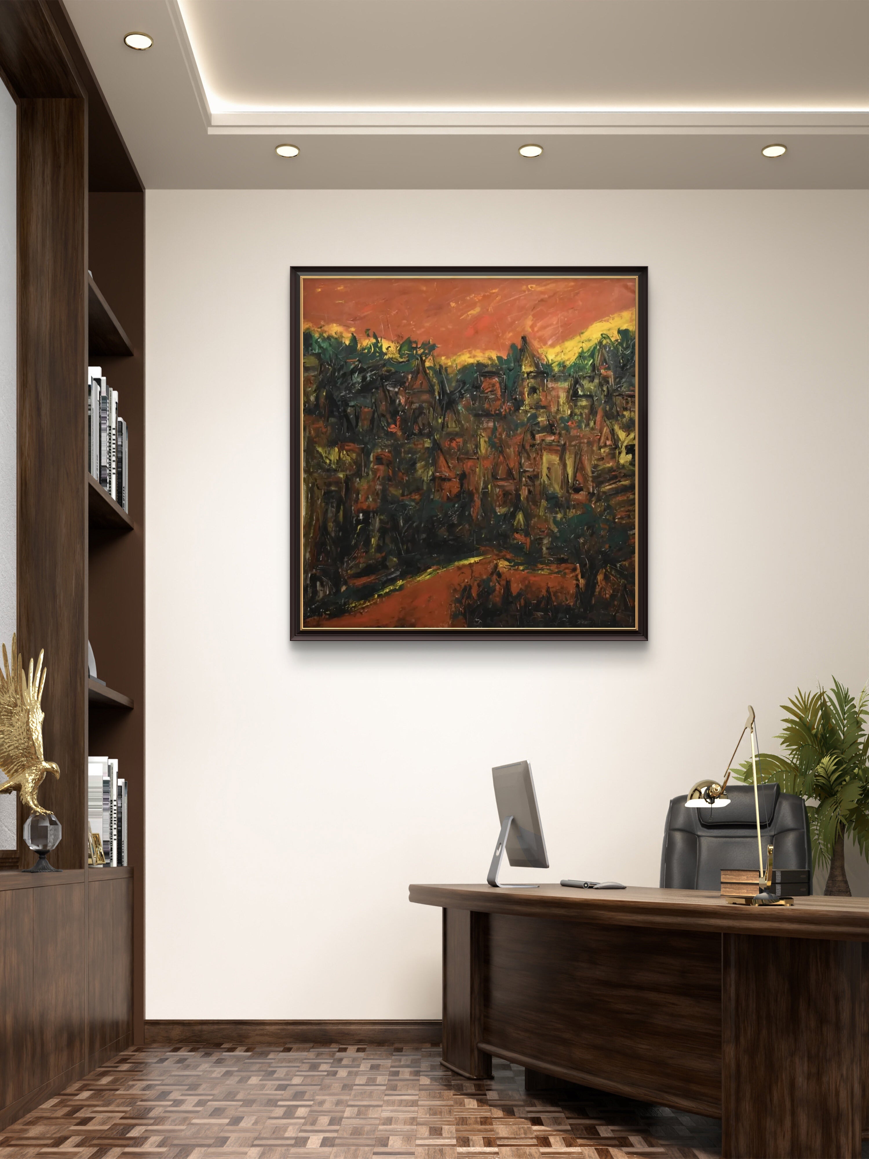 Expressionist Landscape Painting by Vikash Kalra